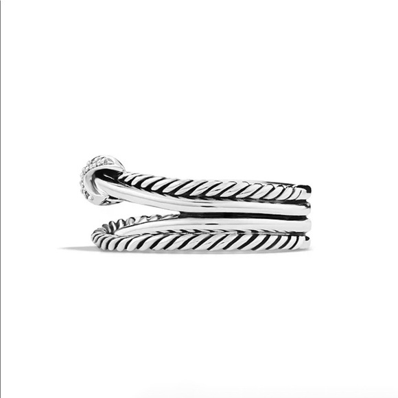 David Yurman X Collection Ring with Diamonds - Picture 5 of 8